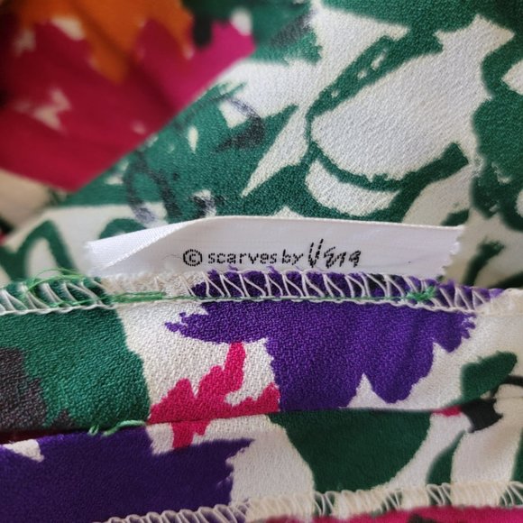 Vera Neumann Vivid Floral Long Skirt - Picture 14 of 14